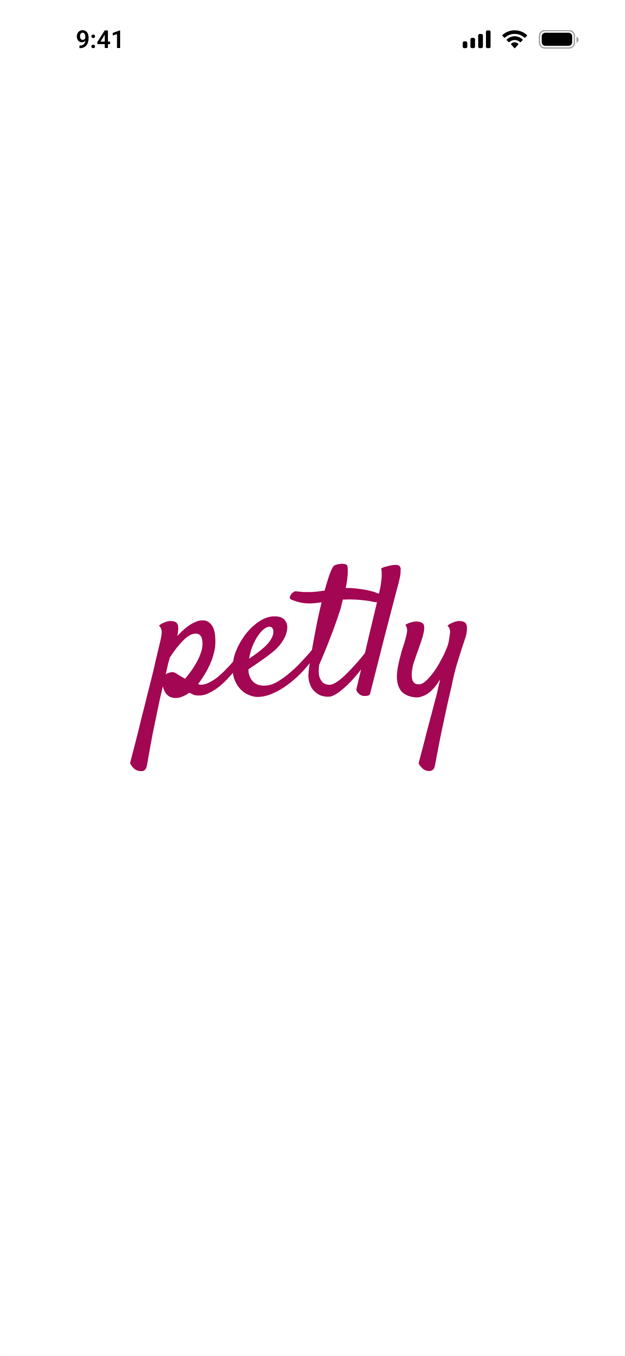 Finalized splash page design